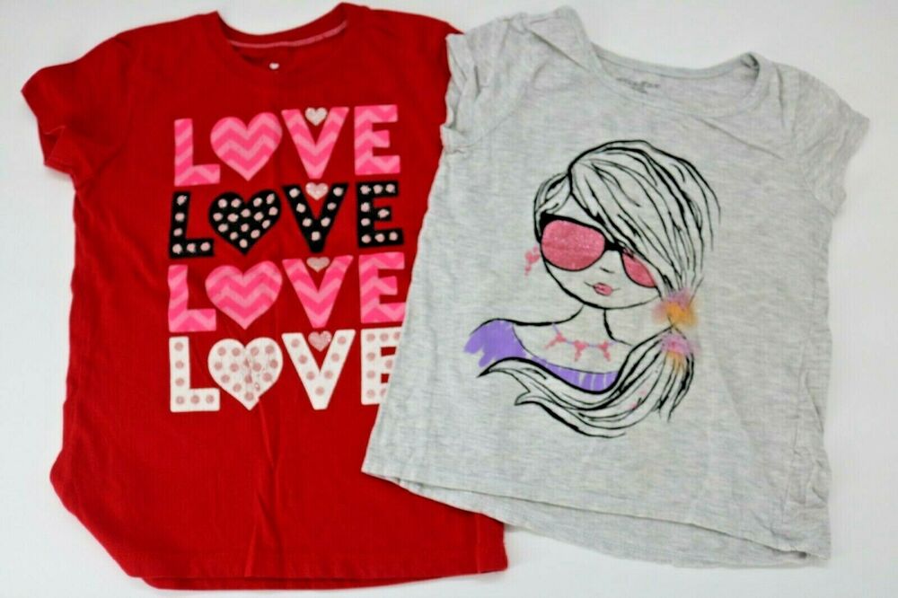 Maggie & Zoe Bundle Lot of 2 girl’s t-shirt kid’s youth size 6/6X